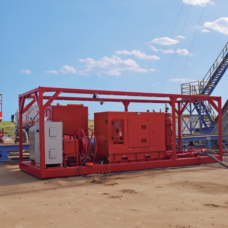SPH14 7 Foam slurry mixing skid oilfield equipment