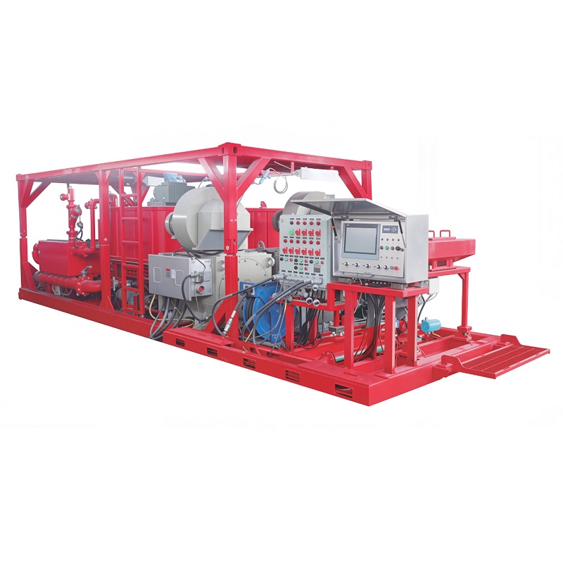Plug drill pumping skid oilfield equipment