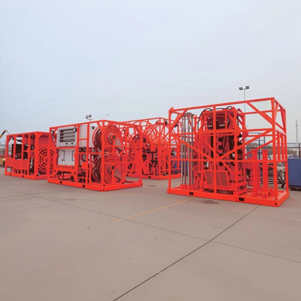 Skid mounted Coiled Tubing Unit oilfield equipment