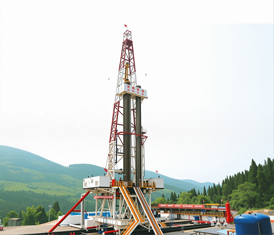 Cluster well drilling rig transport device betweel wells oilfield equipment