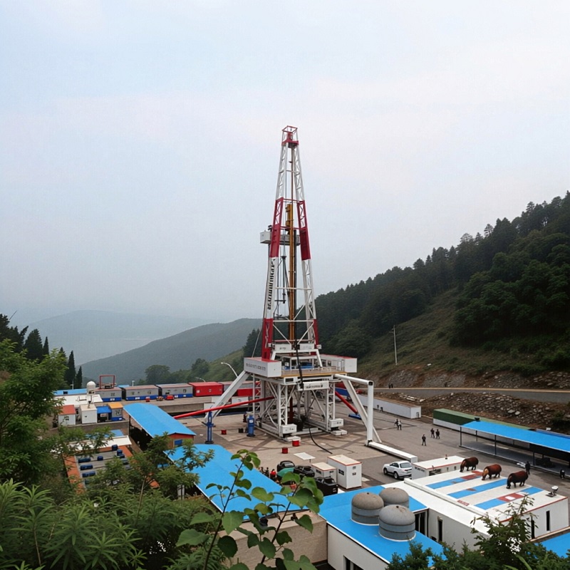 Stepping type drilling rig oilfield equipment